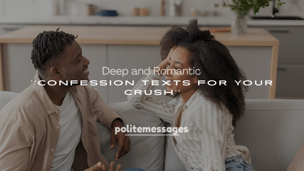 Deep and Romantic Confession Texts for Your Crush