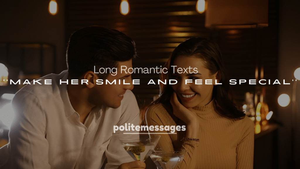 Short Romantic Texts to Make Her Smile