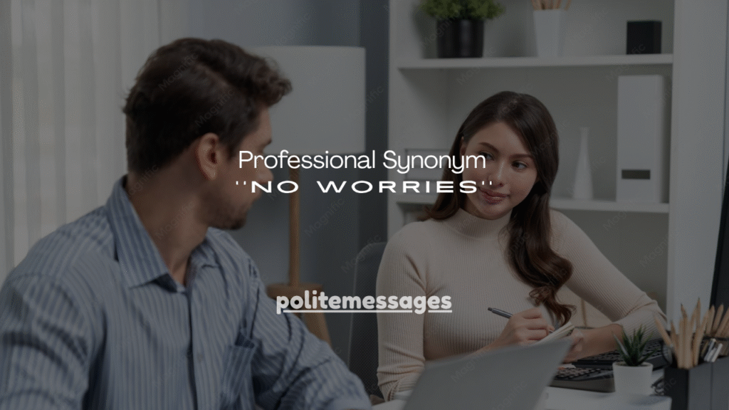 Professional Synonym No Worries